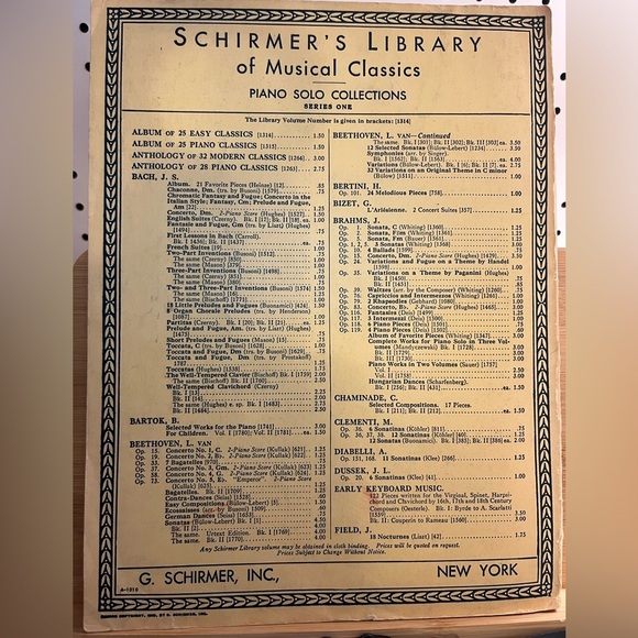 Beethoven Sonatas for the Piano, Book 1" from Schirmer's Library of Music - Picture 11 of 16